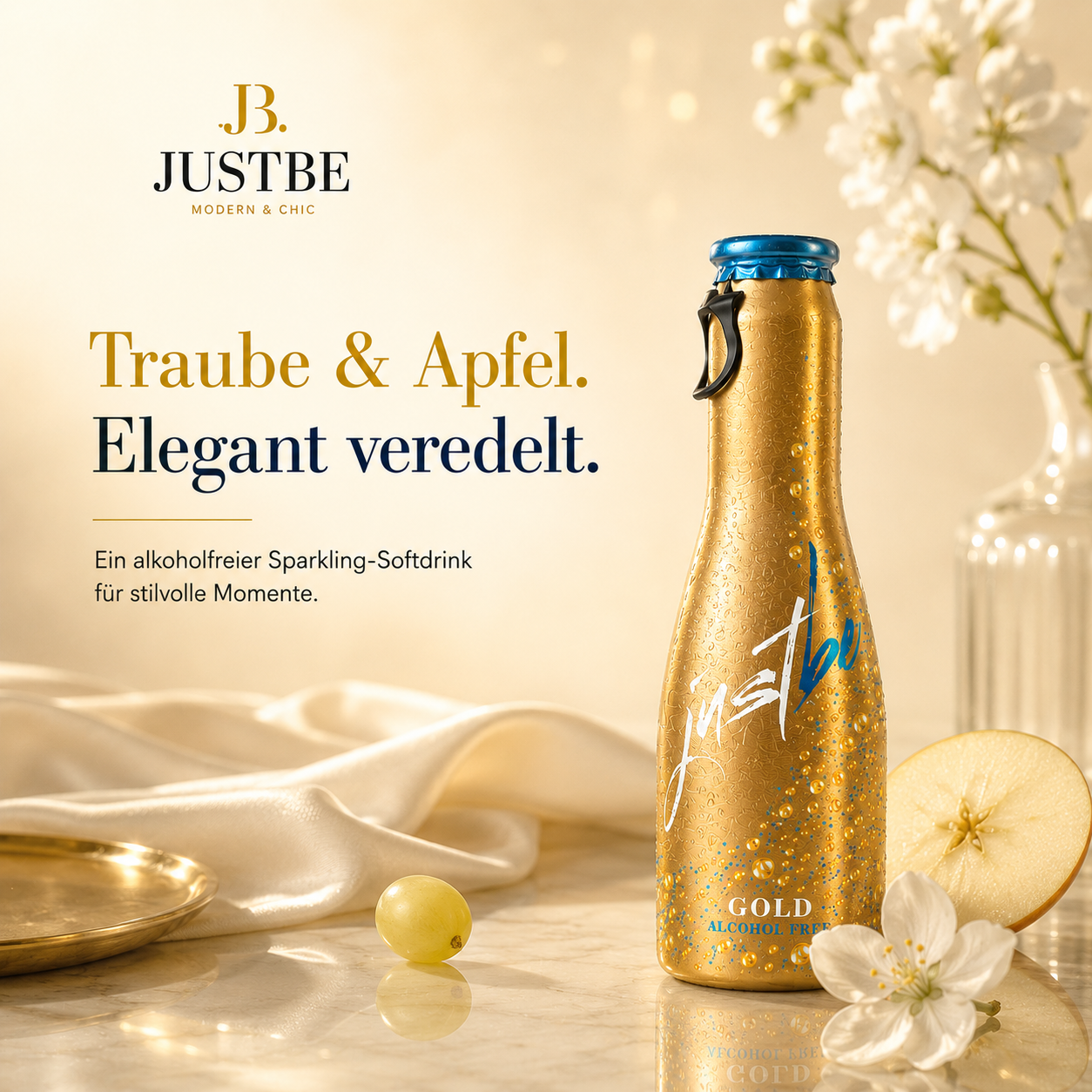 JustBe Gold 0.0 — Gift Box White