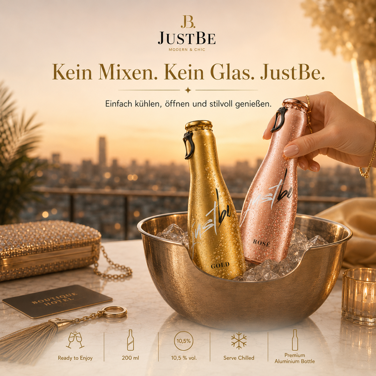 JustBe Gold & Rosé Mix