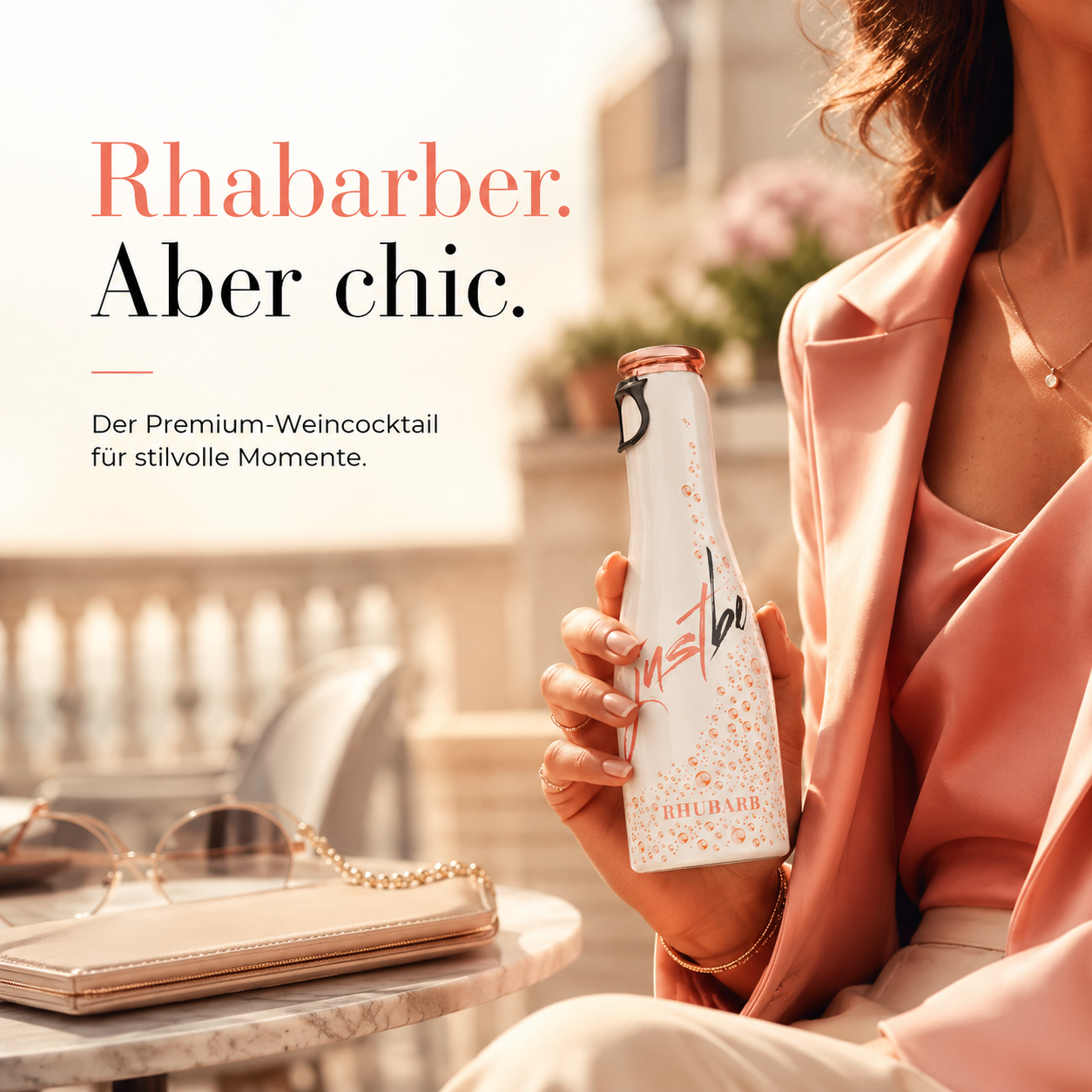 JustBe Rhubarb – The Refreshing Drink