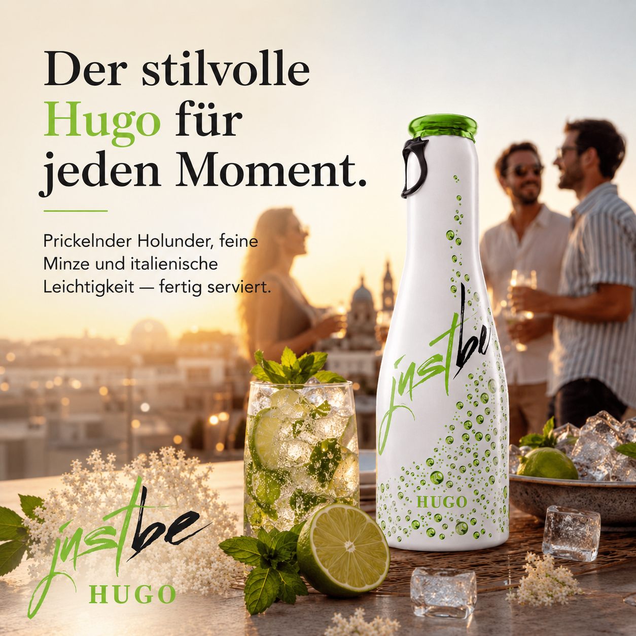 JustBe Hugo – The Garden Aperitivo