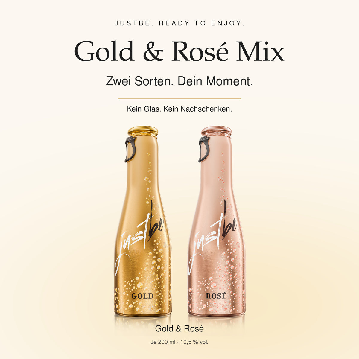 JustBe Gold & Rosé im Mix
