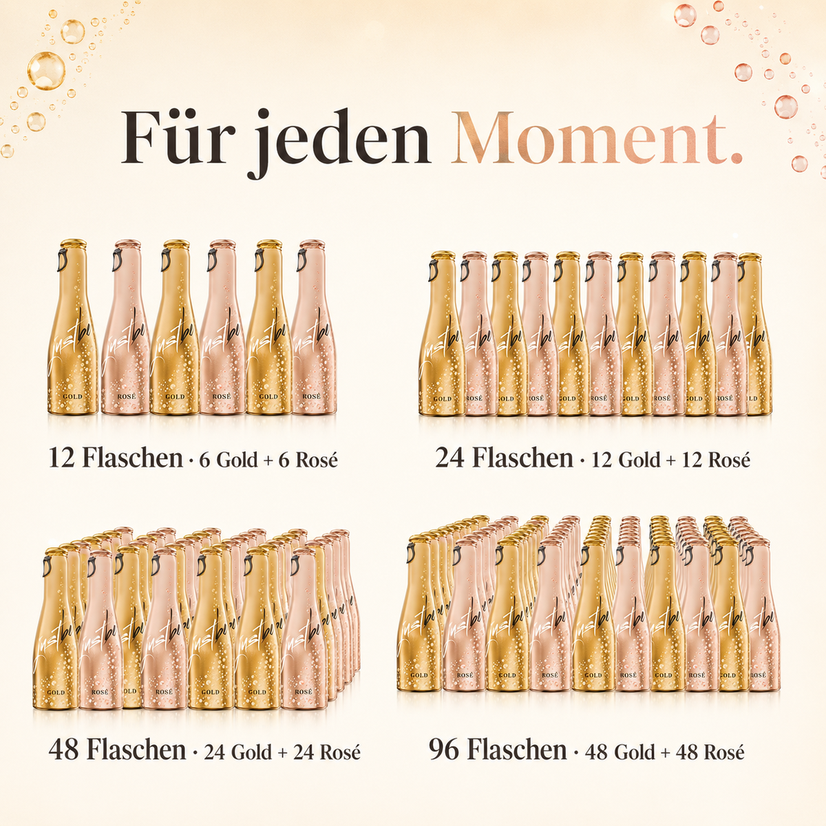 JustBe Gold & Rosé im Mix
