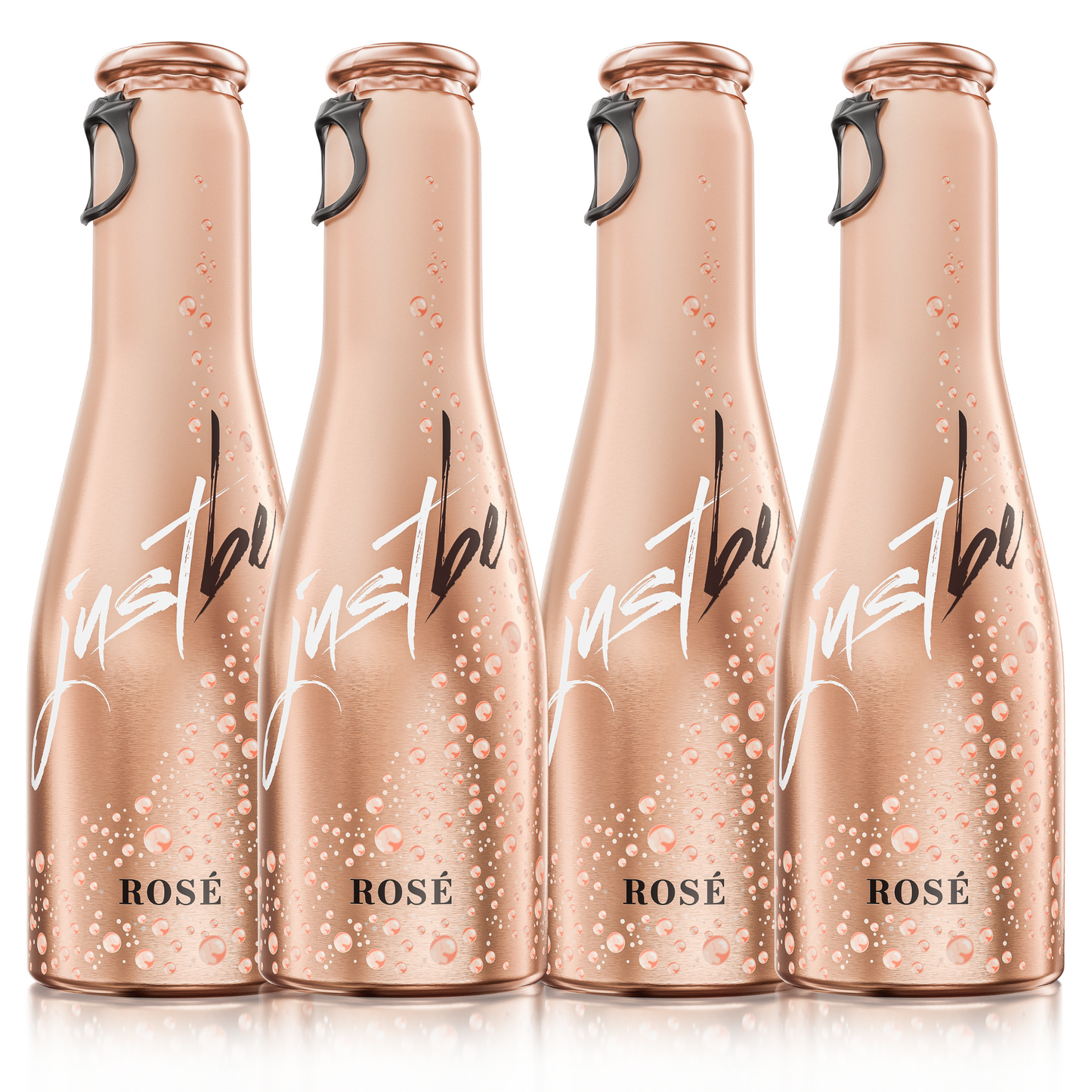 JustBe Rosé 🆓 alcohol-free - gift set of 4s in white 
