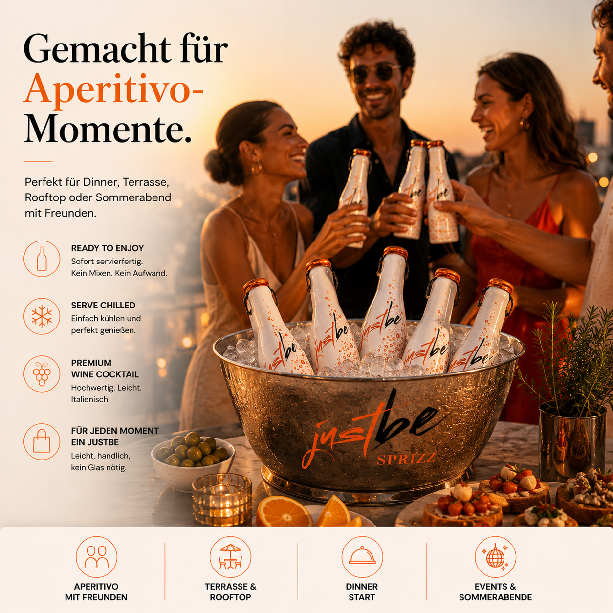 JustBe Sprizz – The Aperitivo
